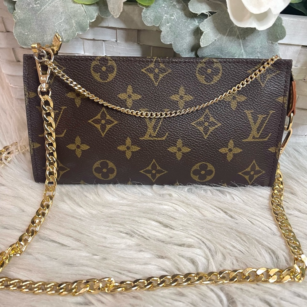 Louis Vuitton Brown Monogram Chain Bag